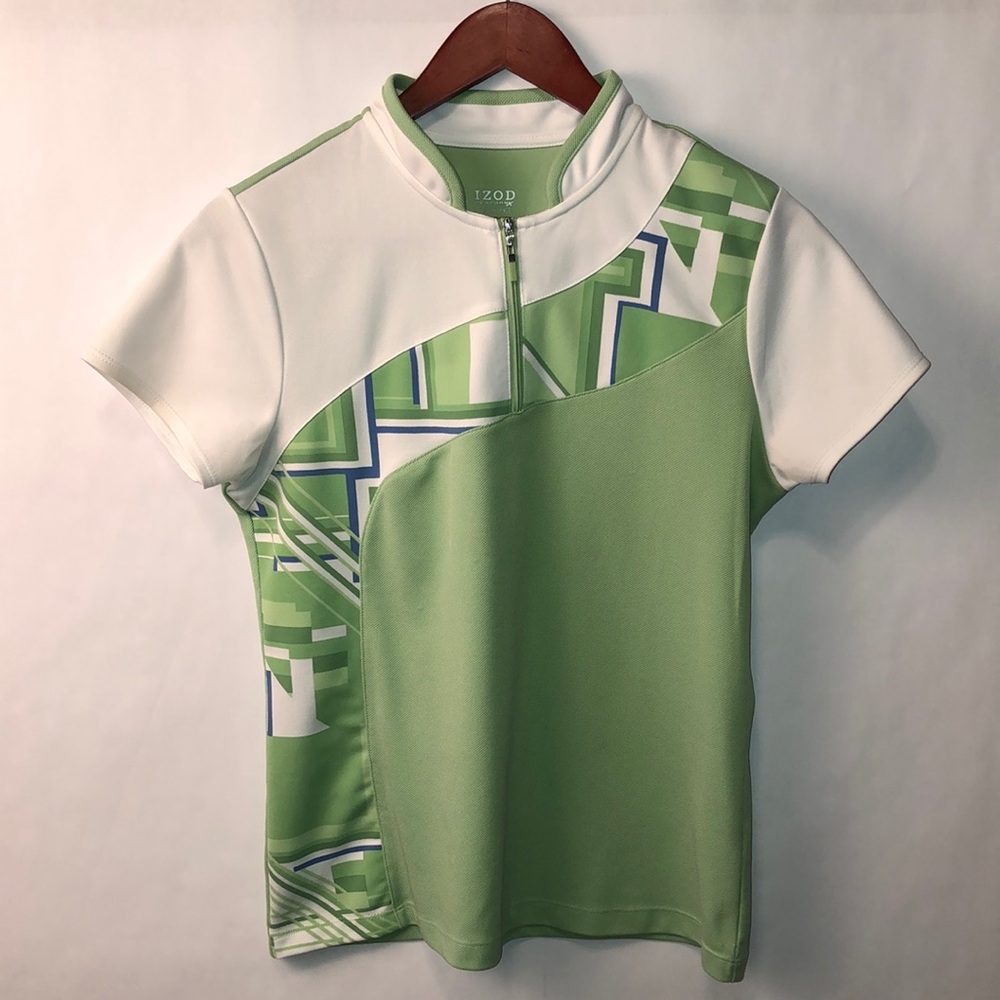 Izod perform x 1/4 zip top sz M
